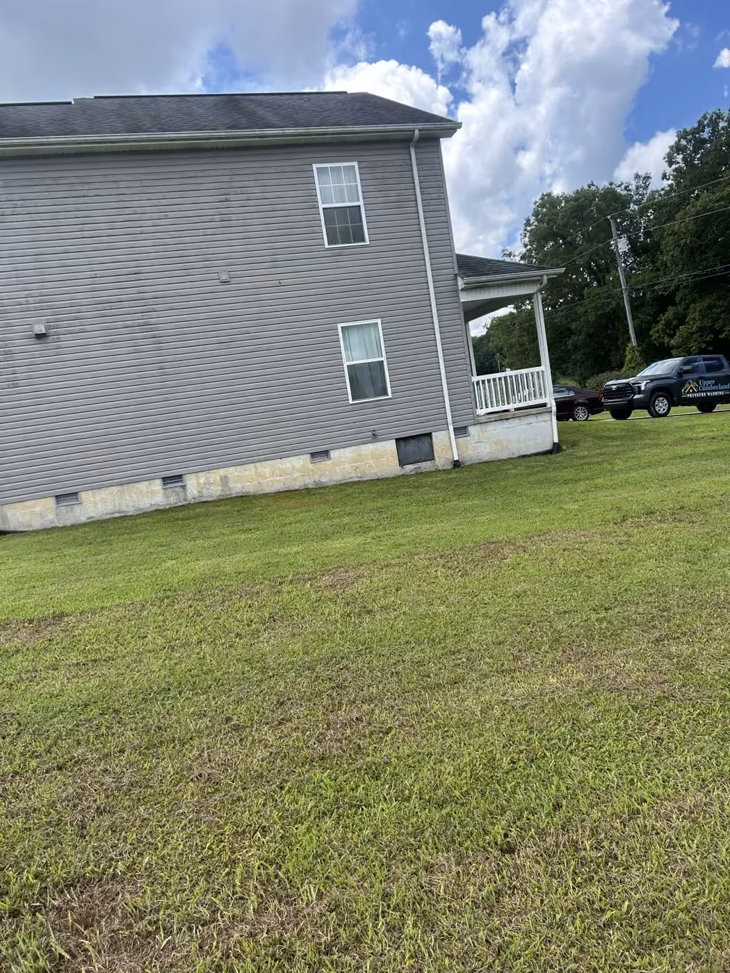 Upper Cumberland Pressure Washing on a Crossville job.