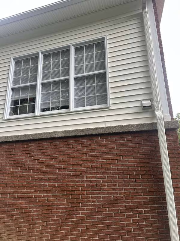 Real Cookeville-area exterior cleaning — before/after style proof from jobs we actually ran. House numbers removed for privacy.
