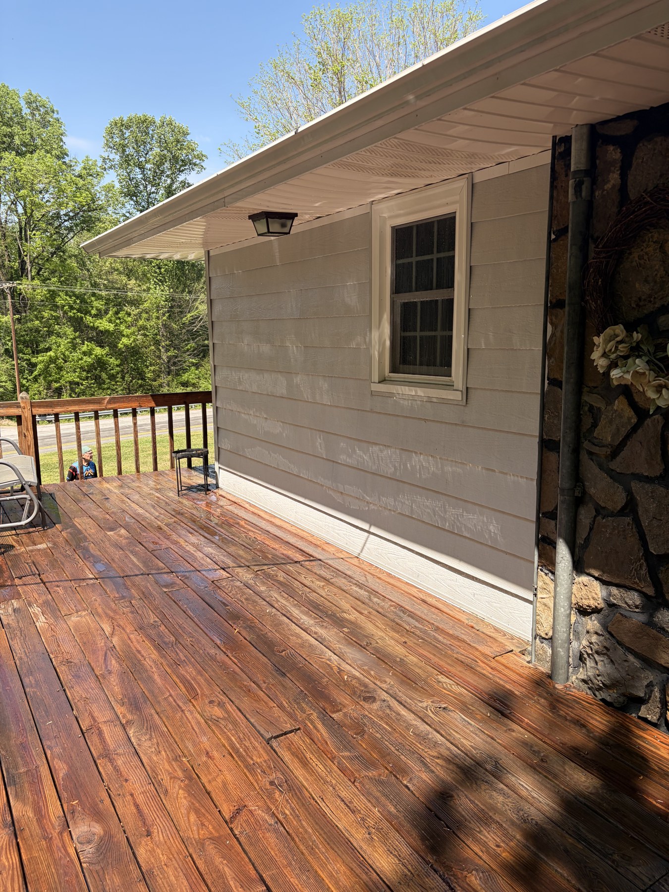 Clean exterior after soft wash in Gainesboro, TN