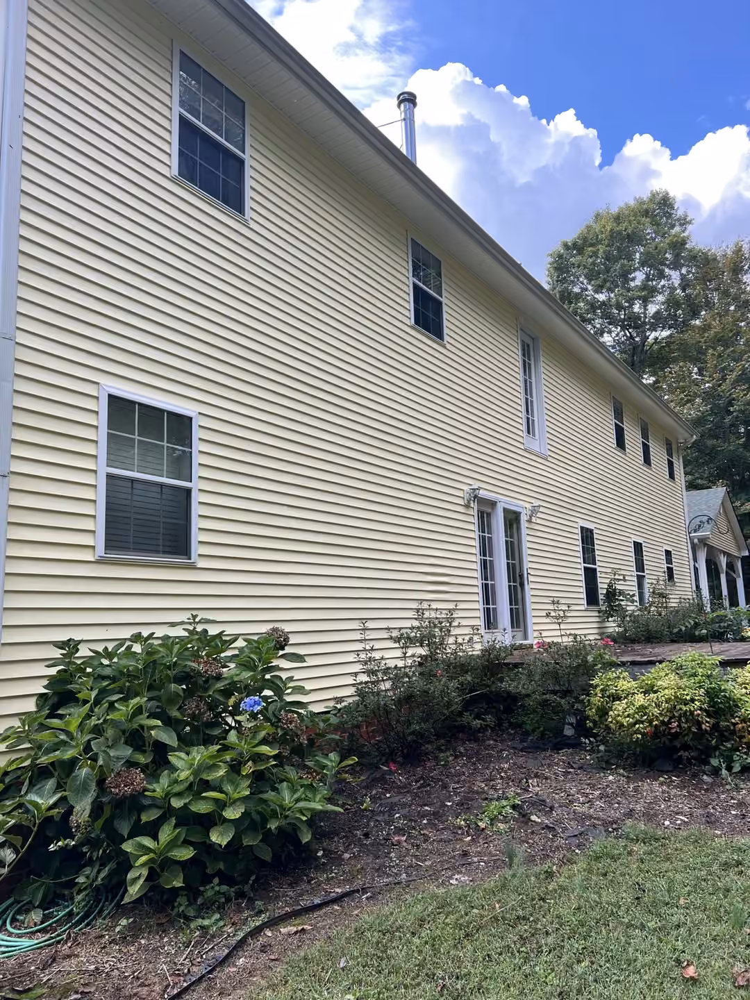 Clean exterior after soft wash in Sparta, TN